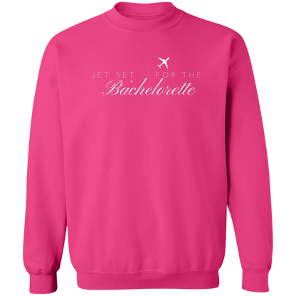 Bachelorette jet set black G180 Crewneck Pullover Sweatshirt