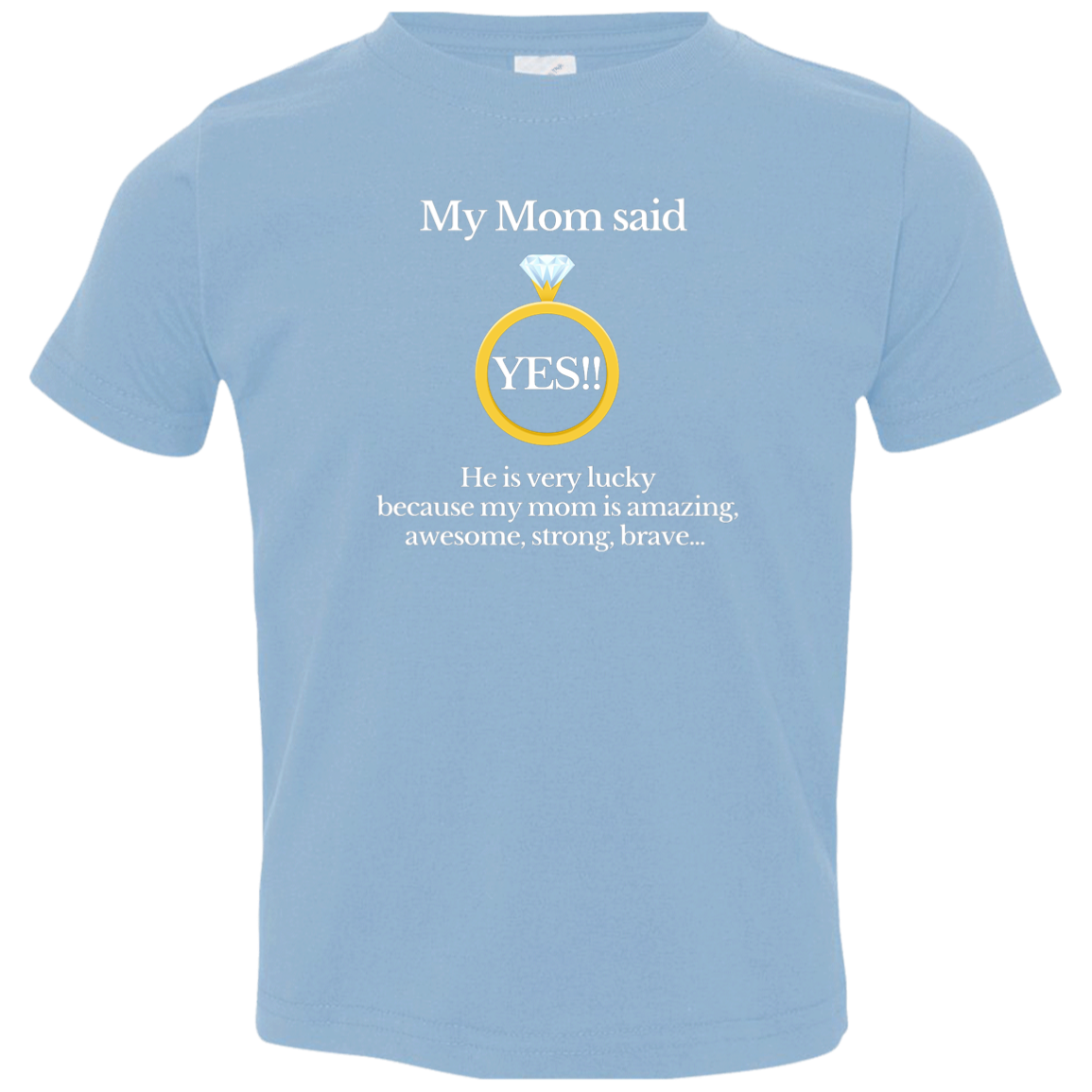 yes mom children black Toddler Jersey T-Shirt