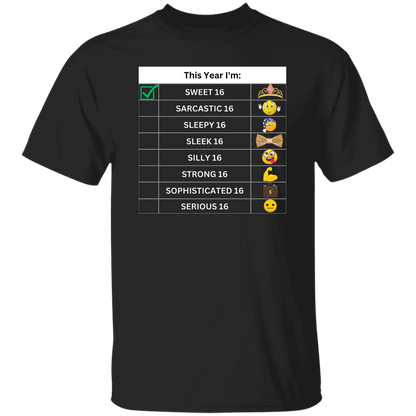 Sixteen Chart Sweet T-Shirt