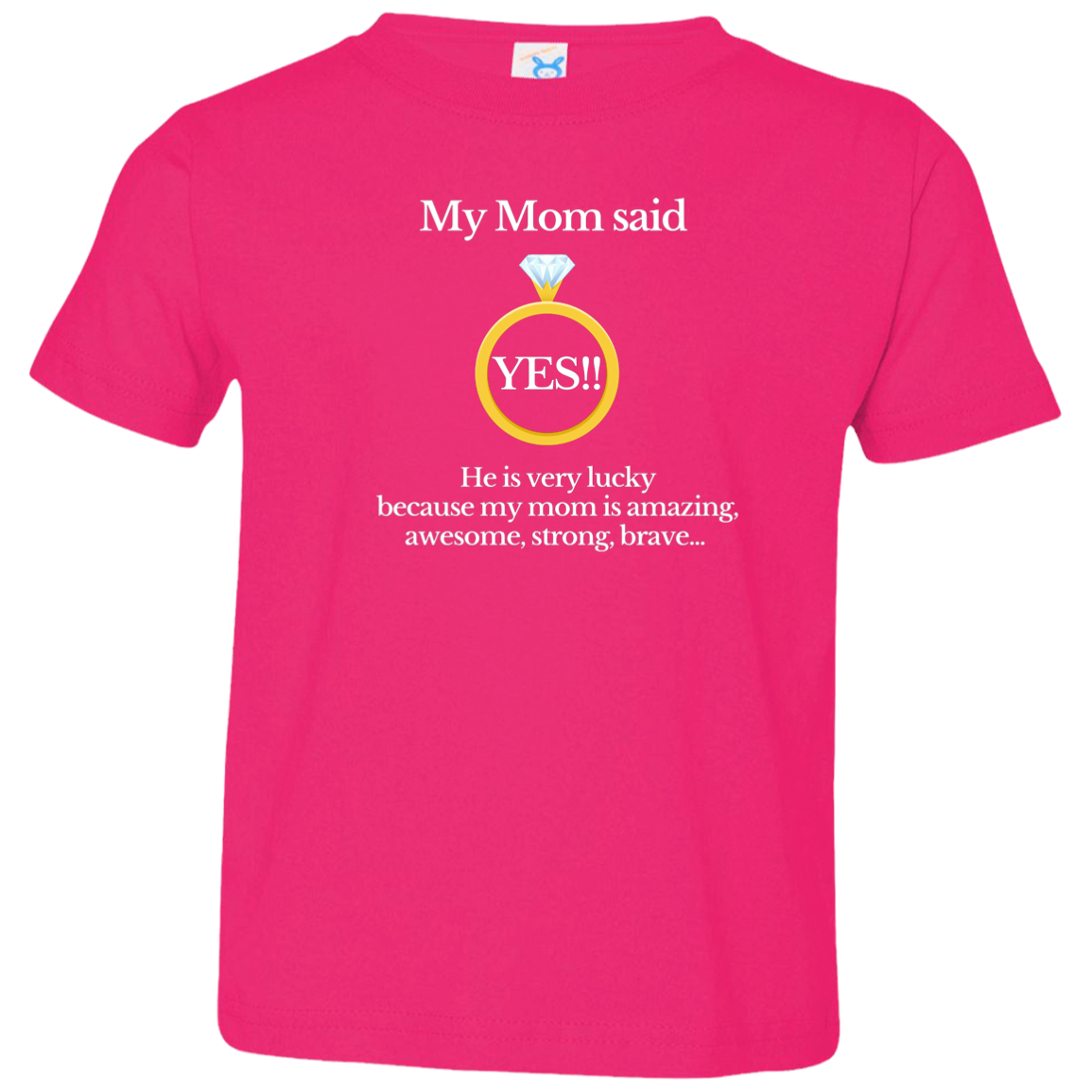 yes mom children black Toddler Jersey T-Shirt