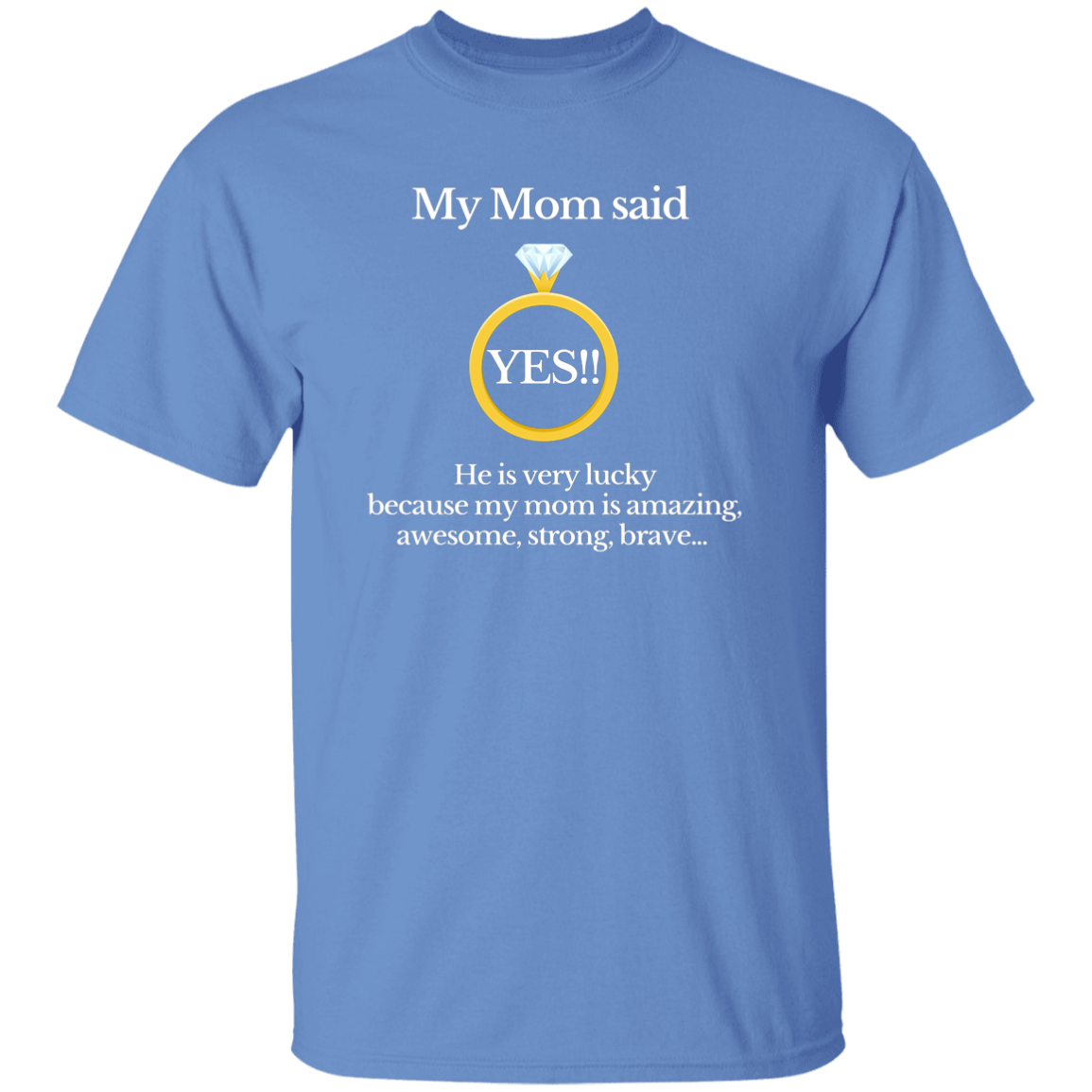 YES! mom children black Youth 100% Cotton T-Shirt