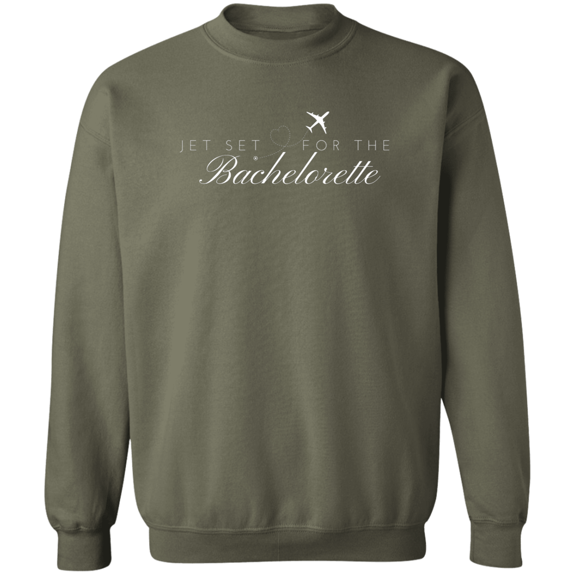 Bachelorette jet set black G180 Crewneck Pullover Sweatshirt